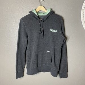 Hoka Run & Chill Grey Hoodie women's size Medium